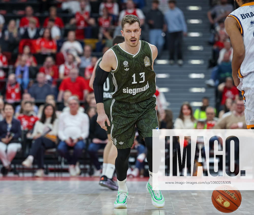 Andreas Obst FC Bayern Basketball, 13 , GER, FC Bayern Muenchen vs Rostock Seawolves, Basketball, easycredit Basketball Bundesliga, BBL, 25 Matchday, Season 2024 2025, 22 03 2025, GER, FC Bayern Muenchen vs Rostock Seawolves, Basketball, easycredit Basketball Bundesliga, BBL, 25 Matchday, Season 2024 2025, 22 03 2025 Muenchen