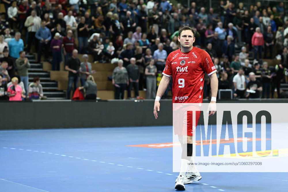 Marc Robin Eisel Owls Ludwigshafen, 9 HC Elbflorenz 2006 vs Owls Ludwigshafen, 2 Handball Bundesliga Men, Season 2024 2025, 26 03 2025 HC Elbflorenz 2006 vs Owls Ludwigshafen, 2 Handball Bundesliga Men, Season 2024 2025, 26 03 2025 Dresden