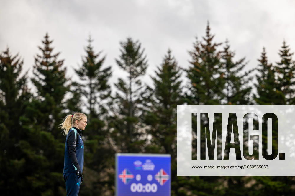 Ada Hegerberg of the Norwegian women s national football team during a training session on April 3, 2025 in Reykjavik Photo Vegard Grott BILDBYRAN kod VG VG0740 bbeng fotboll football soccer fotball norge norway women dam nations league träning practice training trening