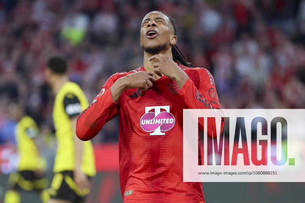 Michael Olise FC Bayern Muenchen looks dejected, Bundesliga, FC Bayern München v Borussia Dortmund, Allianz Arena on April 12, 2025 in Munich, Germany Photo by Marco Steinbrenner DeFodi Images Michael Olise FC Bayern Muenchen looks dejected, Bundesliga, FC Bayern München v Borussia Dortmund, Allianz Arena, April 12, 2025 in Munich, Germany Photo by Marco Steinbrenner DeFodi Images DFL regulations prohibit any use of photographs as image sequences and or quasi video