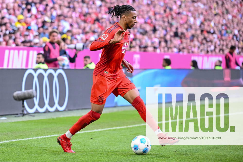 Michael Olise FC Bayern Muenchen in action, on the ball, single action during the Bundesliga 1 match between FC Bayern München and Borussia Dortmund, Allianz Arena on April 12, 2025 in Munich, Germany Photo by Harry Langer DeFodi Images Michael Olise FC Bayern Muenchen controls the Ball during the Bundesliga match between FC Bayern München and Borussia Dortmund at Allianz Arena on April 12, 2025 in Munich, Germany Photo by Harry Langer DeFodi Images DFL regulations prohibit any use of photographs as image sequences and or quasi video Photo by Harry Langer DeFodi Images DFL regulations prohibit any use of photographs as image sequences and or quasi video