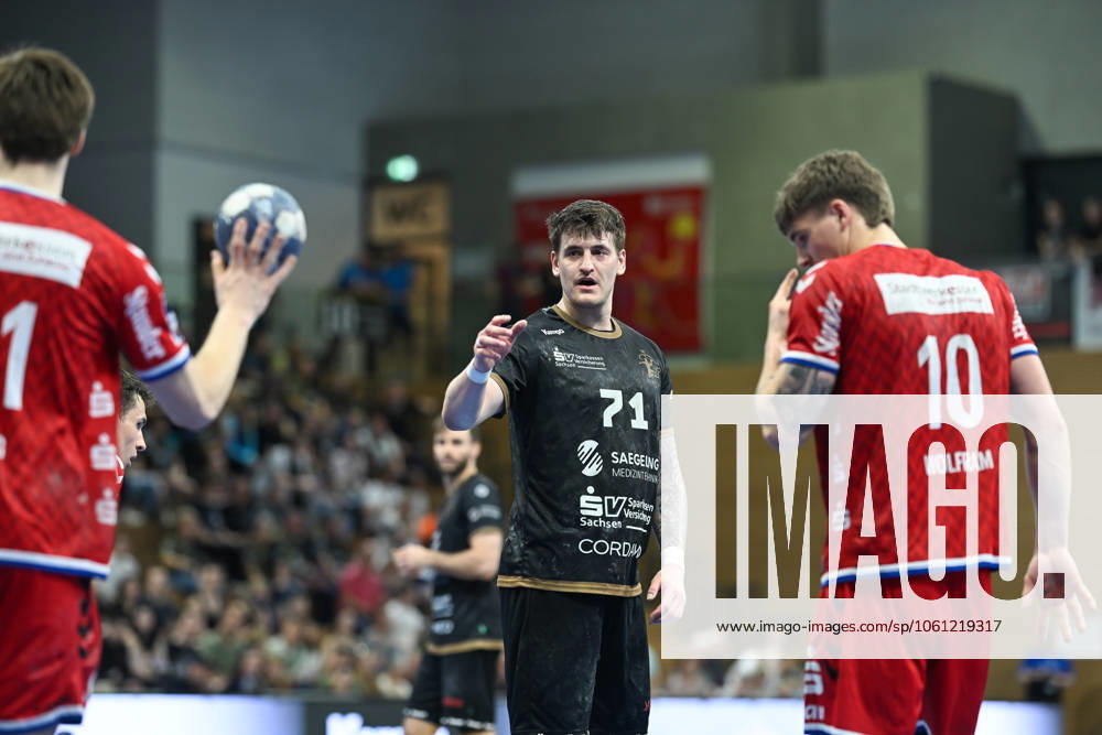 Oliver Seidler HC Elbflorenz 2006, 71 HC Elbflorenz 2006 vs TuSEM Essen, 2 Handball Bundesliga Men, Season 2024 2025, 20 04 2025 HC Elbflorenz 2006 vs TuSEM Essen, 2 Handball Bundesliga Men, Season 2024 2025, 20 04 2025 Dresden