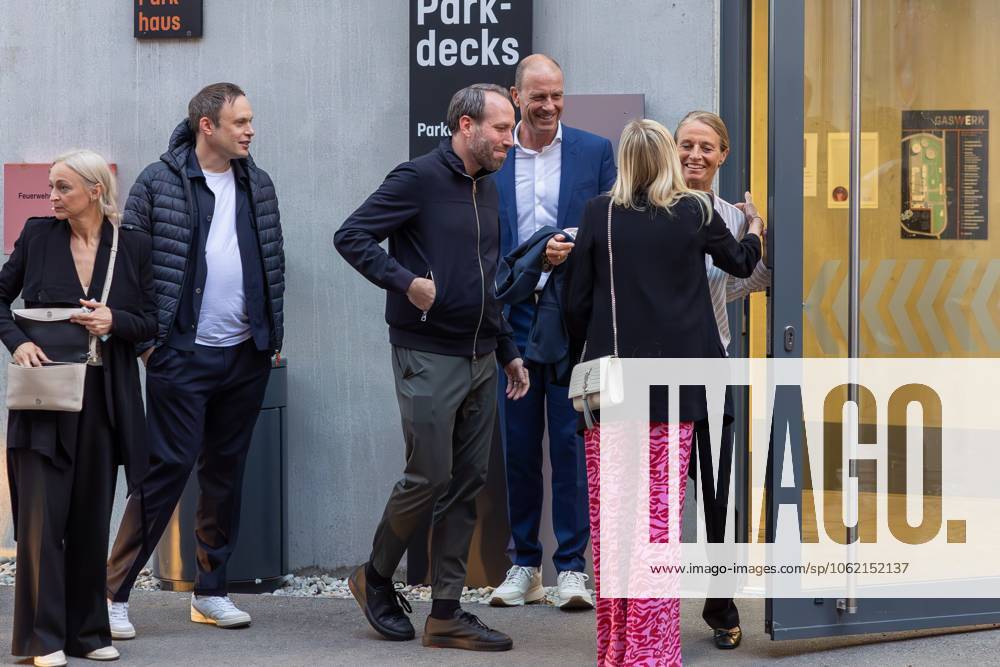 Managing Director Finance Michael Stroell FC Augsburg , Head Coach Jess Thorup FC Augsburg , End of season party FC Augsburg, Soccer, 1 Bundesliga, 34 Matchday, 17 05 2025 DFB regulations prohibit any use of photographs as image sequences and or quasi video Augsburg Bayern Germany