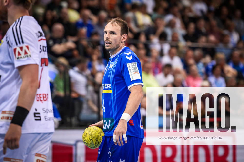 Kai Haefner TVB Stuttgart, 34 GER, TVB Stuttgart HC Erlangen, Handball, Bundesliga, HBL, 30 Matchday, Season 2024 2025, 18 05 2025, Stuttgart Porsche Arena GER, TVB Stuttgart HC Erlangen, Handball, Bundesliga, HBL, 30 Matchday, Season 2024 2025, 18 05 2025, Stuttgart Porsche Arena Stuttgart