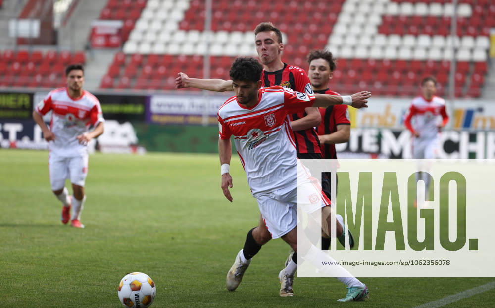 Halle Saale Saxony Anhalt Leuna Chemie Stadion Sport Football Hallescher FC Halle HFC Regionalliga Nordost 4 Liga Männer Season 2024 2025 Landespokal FSA Final Cup Final 2025 Hallescher FC 1 FC Lok Stendal Serhat Polat 77 Hallescher FC , Felix Kaschlaw FC Lok Stendal
