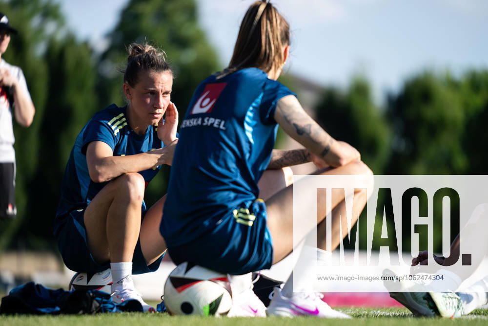 Julia Zigiotti Olme of the Swedish womens national football team during a training session on May 26, 2025 in Fidenza Photo Ludvig Thunman BILDBYRAN code LT LT0701 fotboll football soccer fotball träning practice training sverige sweden dam bbeng