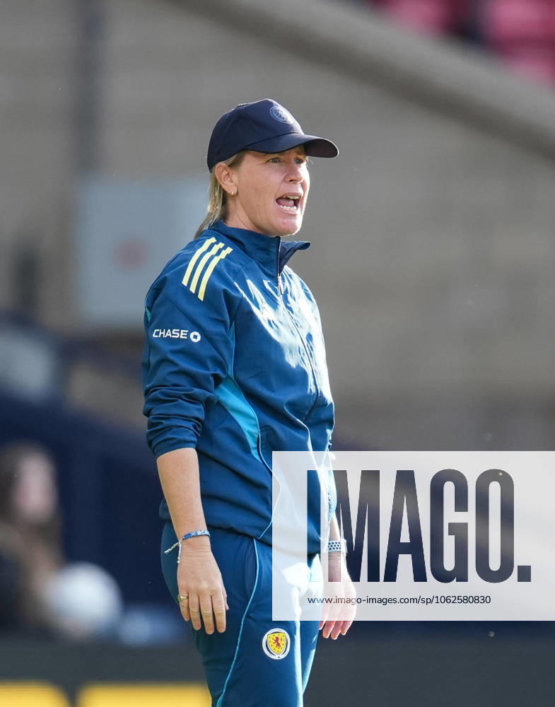 Scotland Women Head Coach Melissa Andreatta Scotland Women v Austria Women, UEFA Women s Nations League - League A - Group 1, Football, Hampden Park, Glasgow, Scotland, UK
