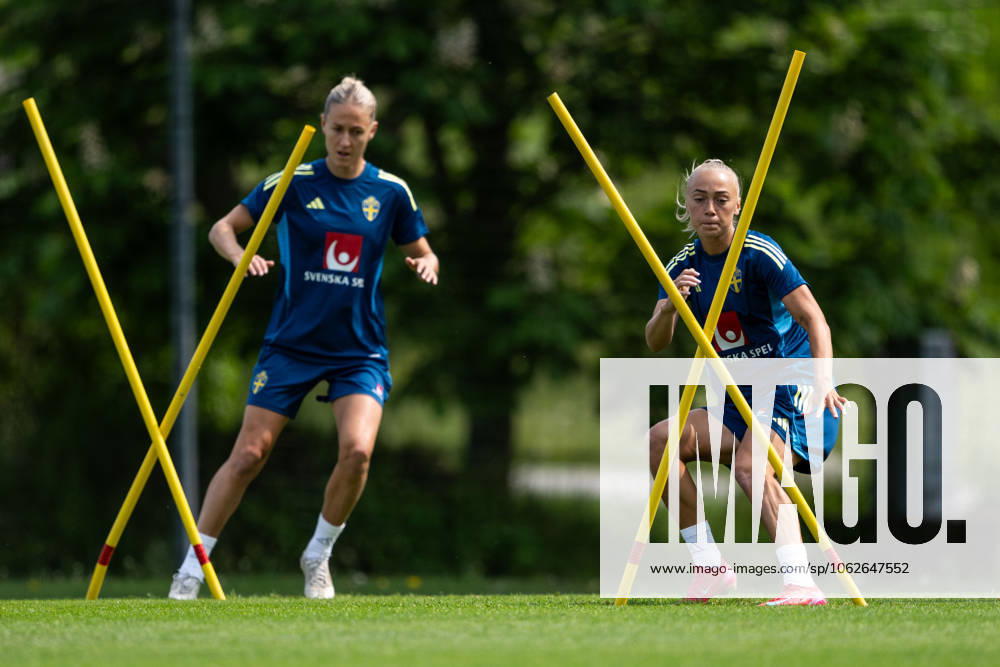 Hanna Bennison of the Swedish womens national football team during a training session on June 1, 2025 in Stockholm Photo Emma Wallskog BILDBYRAN COP 320 SH0627 fotboll football soccer fotball nations league uefa womens nations league träning practice training sverige sweden dam bbeng