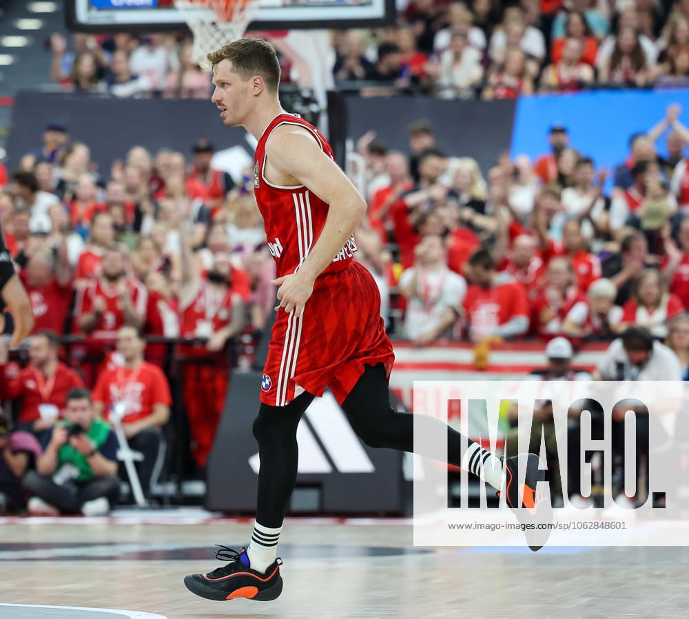 Andreas Obst FC Bayern Basketball, 13 , GER, FC Bayern Basketball vs MLP Academics Heidelberg, Basketball, easycredit Basketball Bundesliga, BBL, Playoffs, Semifinals, Season 2024 2025, 07 06 2025, GER, FC Bayern Basketball vs MLP Academics Heidelberg, Basketball, easycredit Basketball Bundesliga, BBL, Playoffs, Semifinals, Season 2024 2025, 07 06 2025 Muenchen