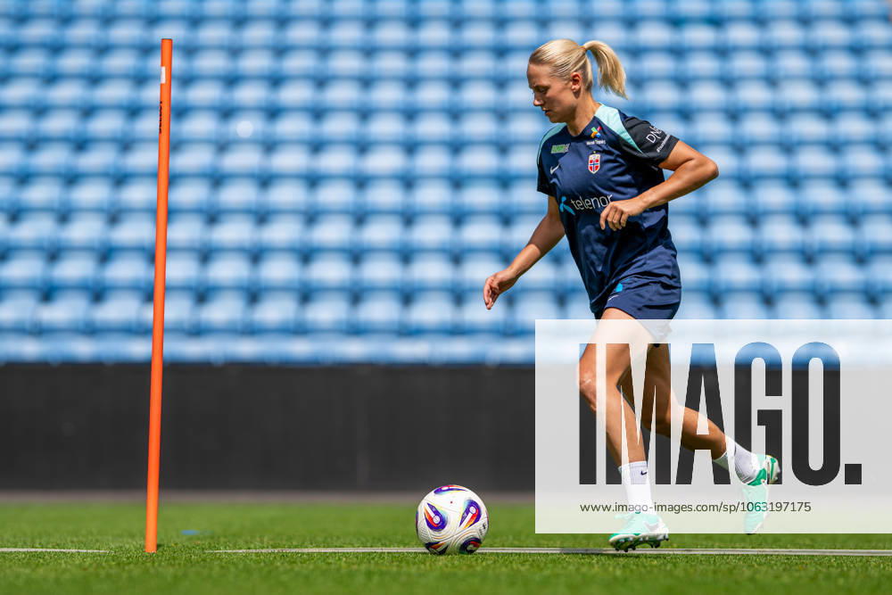Lisa Naalsund of the Norwegian women s national football team during a training session on June 23, 2025 in Oslo Photo Vegard Grott BILDBYRAN kod VG VG0769 bbeng fotboll football soccer fotball norge norway women dam träning practice training trening pre camp precamp