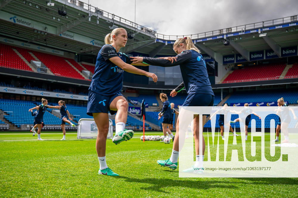 Lisa Naalsund of the Norwegian women s national football team during a training session on June 23, 2025 in Oslo Photo Vegard Grott BILDBYRAN kod VG VG0769 bbeng fotboll football soccer fotball norge norway women dam träning practice training trening pre camp precamp