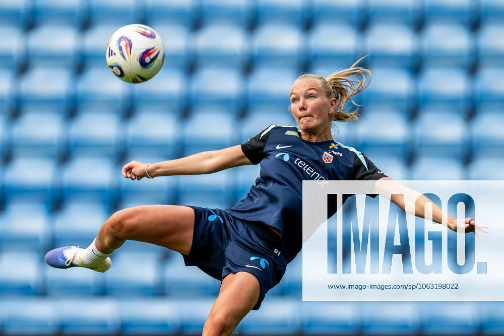 Frida Maanum of the Norwegian women s national football team during a training session on June 23, 2025 in Oslo Photo Vegard Grott BILDBYRAN kod VG VG0769 bbeng fotboll football soccer fotball norge norway women dam träning practice training trening pre camp precamp