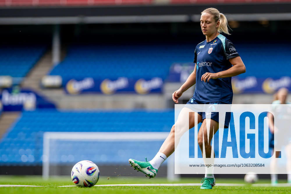 Lisa Naalsund of the Norwegian women s national football team during a training session on June 23, 2025 in Oslo Photo Vegard Grott BILDBYRAN kod VG VG0769 bbeng fotboll football soccer fotball norge norway women dam träning practice training trening pre camp precamp