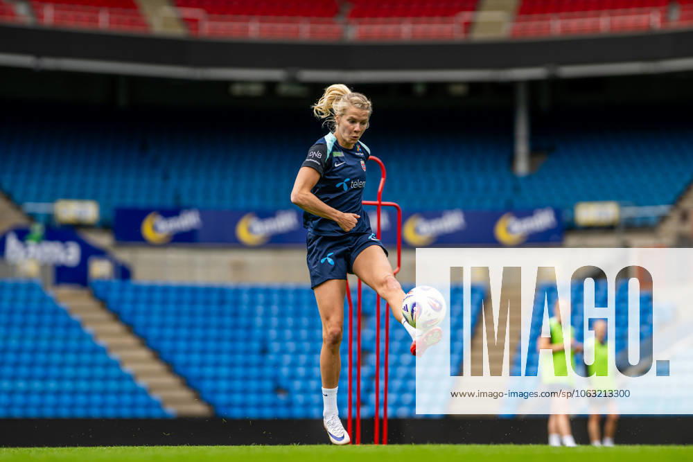 Ada Hegerberg of the Norwegian women s national football team during a training session on June 24, 2025 in Oslo Photo Vegard Grott BILDBYRAN kod VG VG0772 bbeng fotboll football soccer fotball norge norway women dam träning practice training trening pre camp precamp
