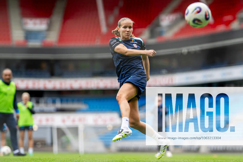 Guro Reiten of the Norwegian women s national football team during a training session on June 24, 2025 in Oslo Photo Vegard Grott BILDBYRAN kod VG VG0772 bbeng fotboll football soccer fotball norge norway women dam träning practice training trening pre camp precamp