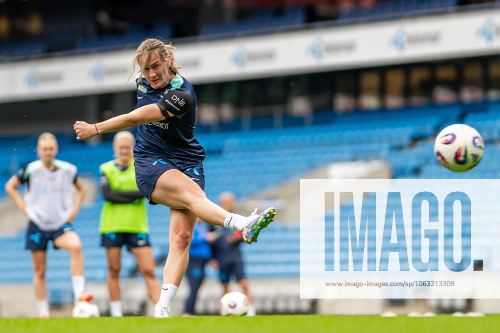 Elisabeth Terland of the Norwegian women s national football team during a training session on June 24, 2025 in Oslo Photo Vegard Grott BILDBYRAN kod VG VG0772 bbeng fotboll football soccer fotball norge norway women dam träning practice training trening pre camp precamp