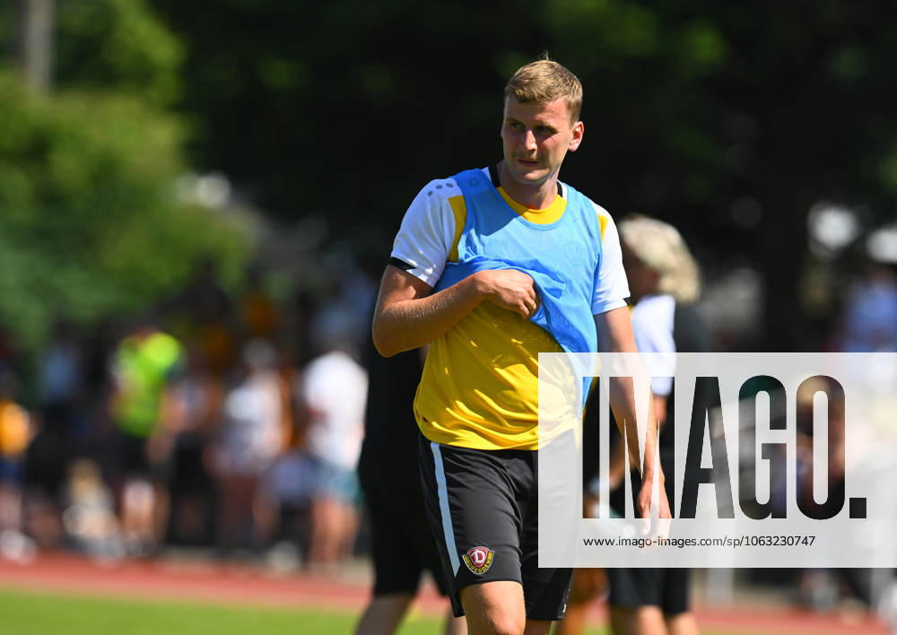 Christoph Daferner, SG Dynamo Dresden, training, soccer, soccer, 2 Bundesliga, second division, 2 Liga, season 2025 2026, training kick-off, start of the season, on the sports field of TSV Cossebaude, 22 06 2025,