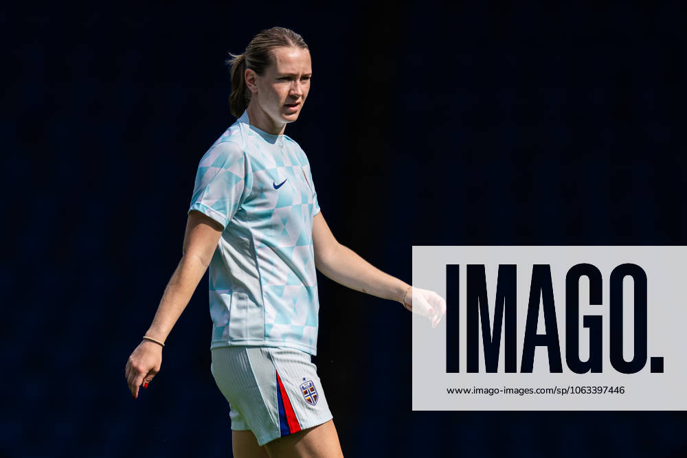 Elisabeth Terland of the Norwegian women s national football team during a training session ahead of the UEFA Women s Euro 2025 on July 1, 2025 in Basel Photo Vegard Grott BILDBYRAN kod VG VG0777 bbeng fotboll football soccer fotball fotballs em fotball em europamästerskap em uefa womens euro em 2025 träning practice training trening norge norway dam day 1