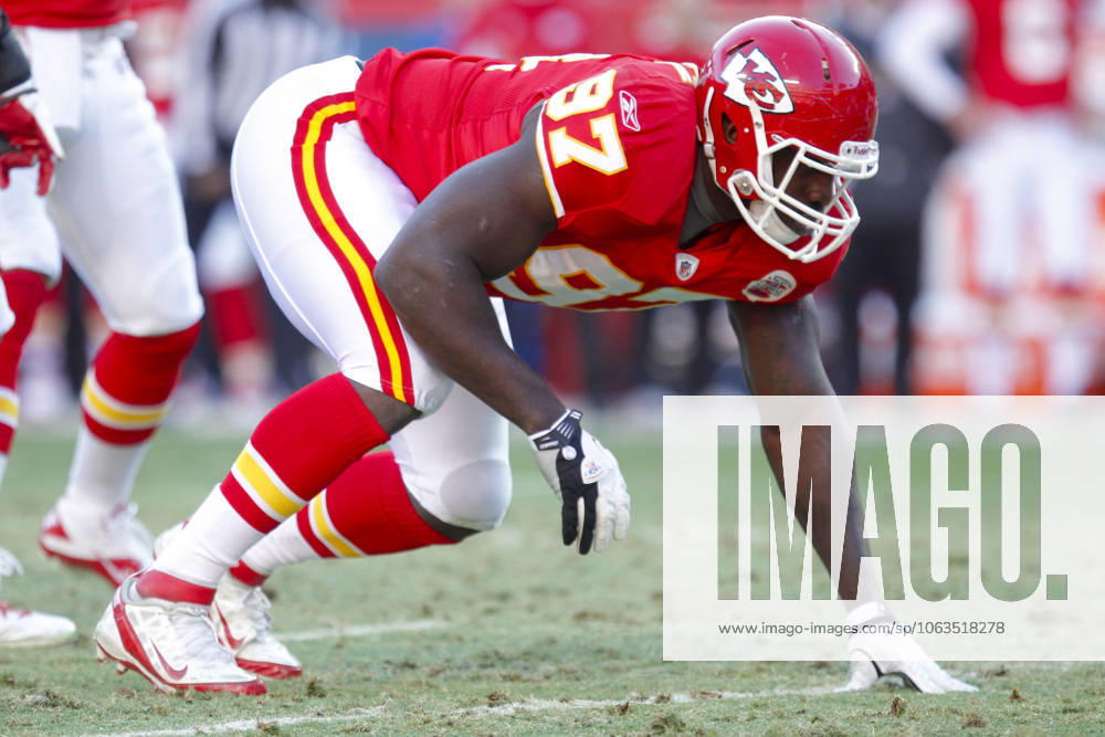 Allen Bailey 97 in action during the NFL, American Football Herren, USA game between the Oakland Raiders and the Kansas City Chiefs at Arrowhead Stadium in Kansas City MO