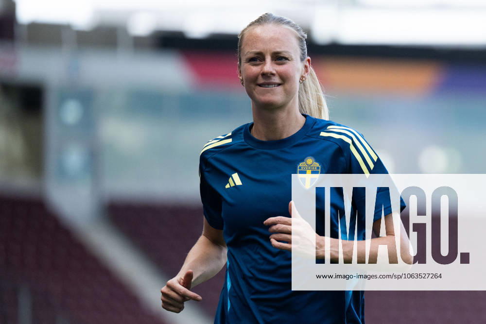 Amanda Ilestedt of the Swedish women s national football team at a training session during the UEFA Women s Euro 2025 Championship on July 3, 2025 in Geneva Photo Mathias Bergeld BILDBYRAN code MB MB1166 fotboll football soccer fotbolls em europamästerskap em uefa womens euro uefa womens european football championship womens euro 2024 dam kvinner women träning practice training sverige sweden 2 bbeng