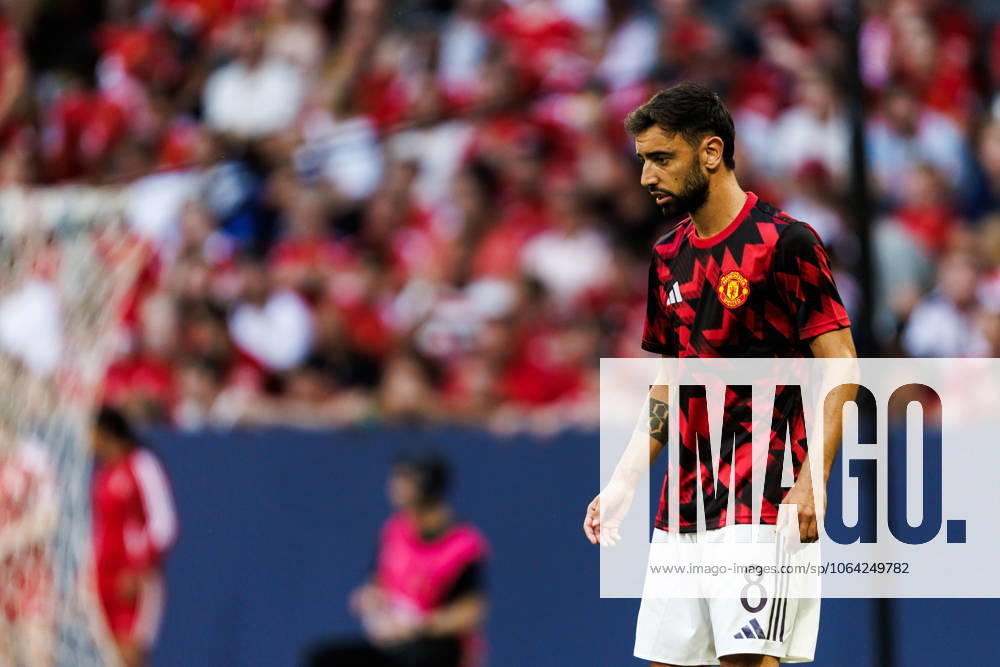 Bruno Fernandes of Manchester United ahead of the friendly football match between Manchester United and Leeds United on July 19, 2025 in Stockholm Photo Tobias Sterner BILDBYRAN COP 254 TS0371 fotboll football soccer fotball träningsmatch friendly match manchester united leeds united bbeng