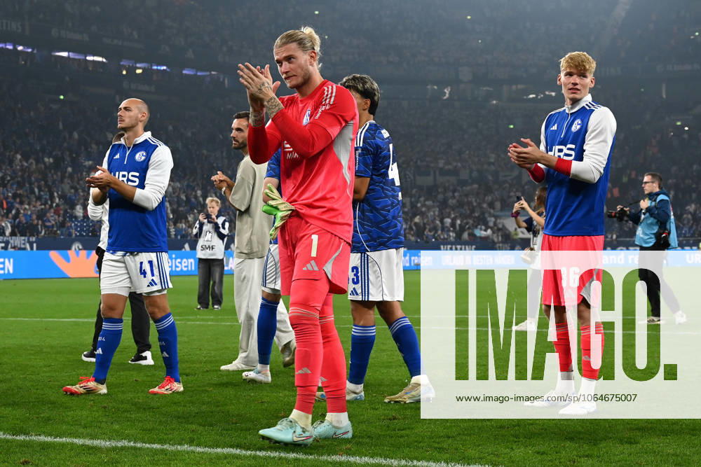 Goalkeeper Loris Karius FC Schalke 04 gestures, gestures during the 2 Bundesliga match between FC Schalke 04 and Hertha BSC, Veltins Arena on August 01, 2025 in Gelsenkirchen, Germany Photo by Ralf Treese DeFodi Images Goalkeeper Loris Karius FC Schalke 04 gestures during the 2 Bundesliga match between FC Schalke 04 and Hertha BSC at Veltins Arena on August 1, 2025 in Gelsenkirchen, Germany Photo by Ralf Treese DeFodi Images DFB DFL REGULATIONS PROHIBIT ANY USE OF PHOTOGRAPHS AS IMAGE SEQUENCES AND OR QUASI VIDEO Photo by Ralf Treese DeFodi Images