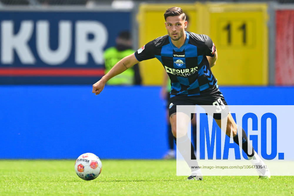 Paderborn, Home Deluxe Arena, 02 08 25, GER, Herren, 2 Bundesliga, Saison 2025 2026, SC Paderborn 07 KSV Holstein Kiel Bild Marcel HOFFMEIER Paderborn DFL regulations prohibit any use of photographs as image sequences and or quasi video NRW Germany