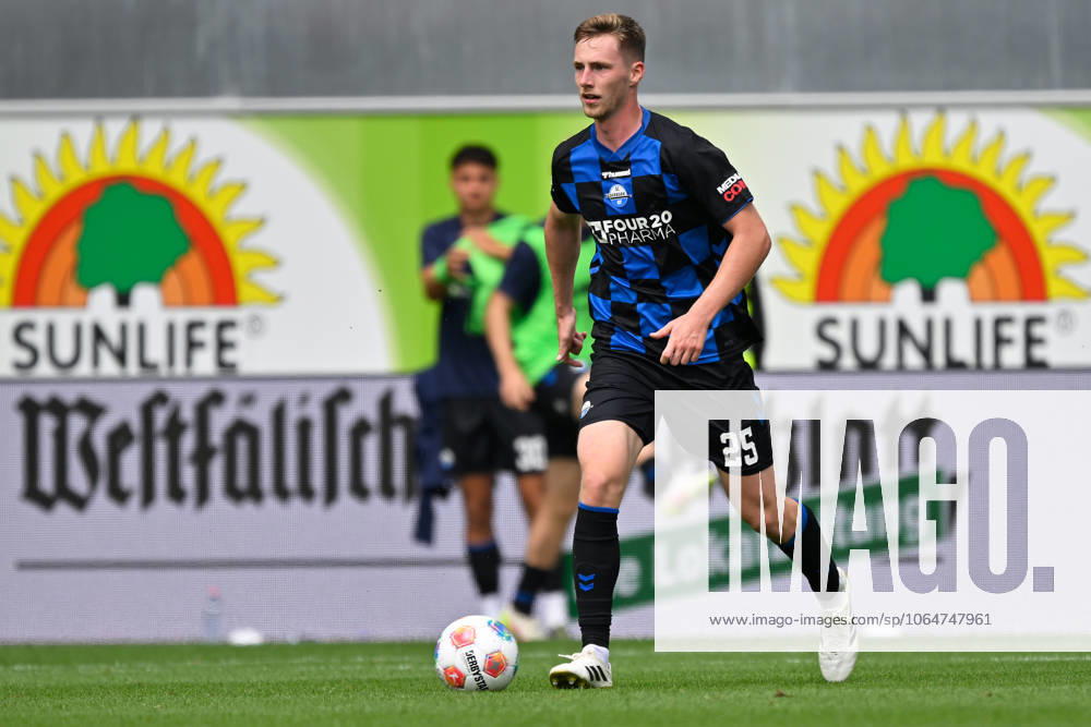 Paderborn, Home Deluxe Arena, 02 08 25, GER, Herren, 2 Bundesliga, Saison 2025 2026, SC Paderborn 07 KSV Holstein Kiel Bild Tjark SCHELLER Paderborn DFL regulations prohibit any use of photographs as image sequences and or quasi video NRW Germany