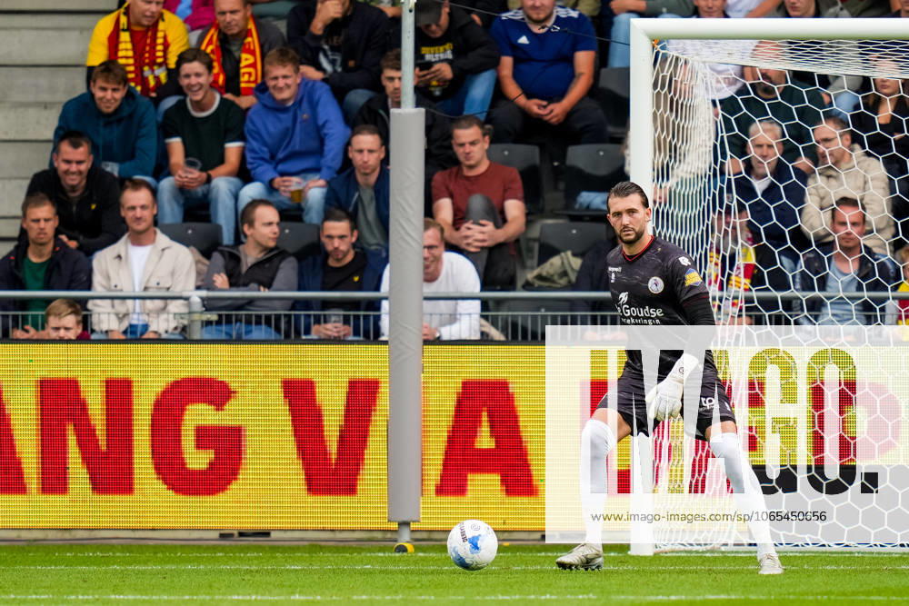 Eredivisie: Go Ahead Eagles v Sparta Rotterdam Deventer - Goalkeeper Joel Drommel of Sparta Rotterdam during the third round of the 2025 2026 Eredivisie season. The match is set between Go Ahead Eagles and Sparta Rotterdam at De Adelaarshorst on 23 August 2025 in Deventer, The Netherlands. (VK Sportphoto Danny de Groot)
