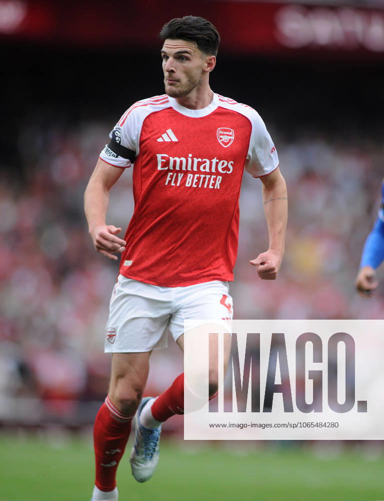 Football - 2025 2026 Premier League - Arsenal vs Leeds United - Emirates Stadium - Saturday 23rd August 2025 Declan Rice of Arsenal