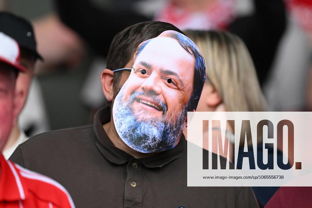Crystal Palace v Nottingham Forest - Premier League A Forest fan wears an Evangelos Marinakis mask during the Premier League match between Crystal Palace and Nottingham Forest at Selhurst Park in London, England, on August 24, 2025. London Greater London United Kingdom