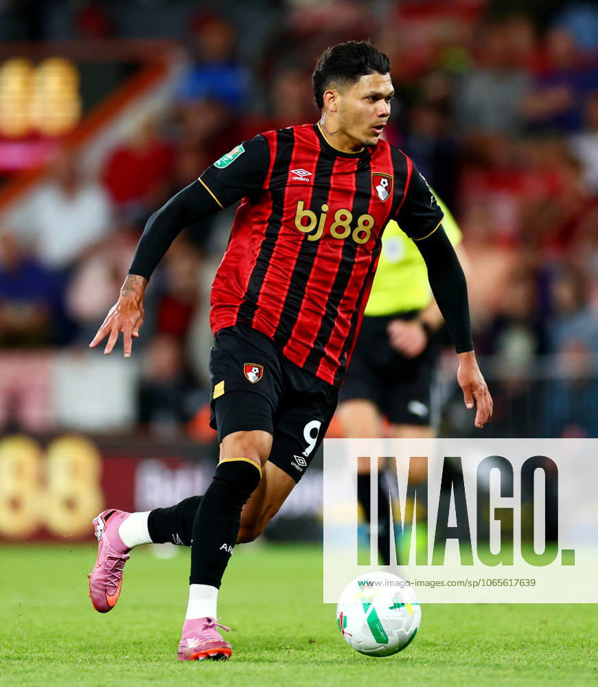Evanilson of AFC Bournemouth. AFC Bournemouth v Brentford, EFL Carabao Cup, Second Round, Football, Vitality Stadium, Bournemouth, UK - 26 Aug 2025Bournemouth Vitality Stadium United Kingdom