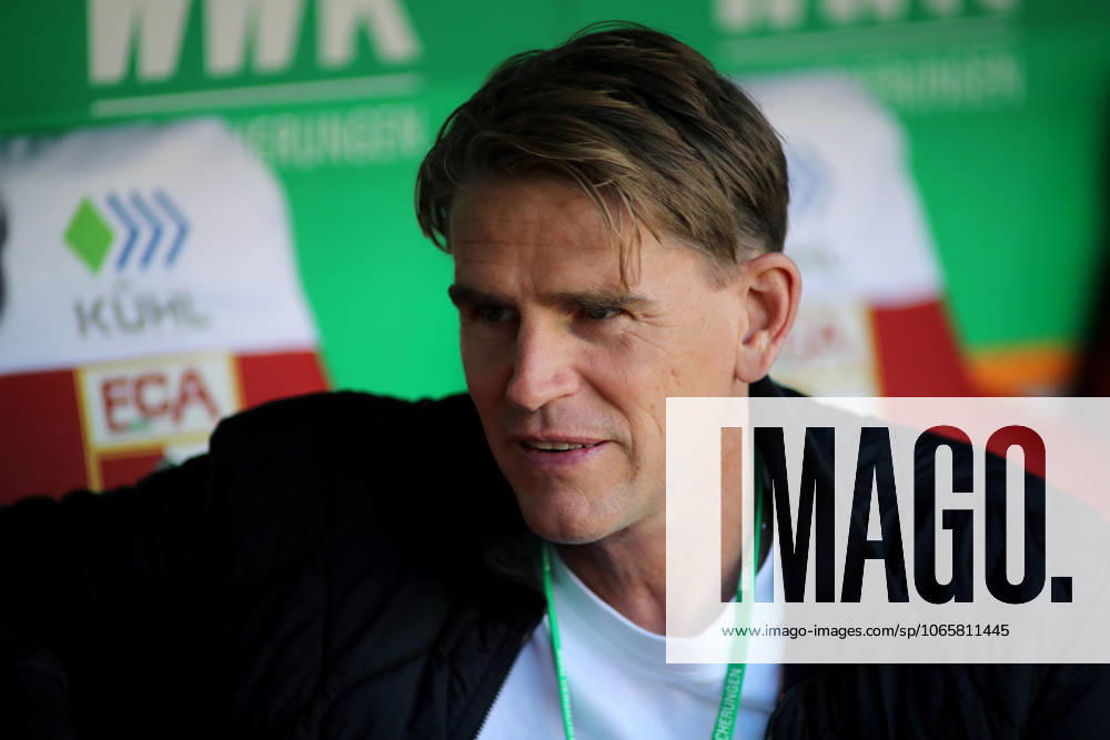 Football, Men, Season 2025 2026, FC Augsburg FC Bayern Munich, Bundesliga, WWK Arena Christoph Freund, Sports Director FC Bayern Munich Head, Portrait DFL DFB regulations prohibit any use of photographs as image sequences and or quasi video