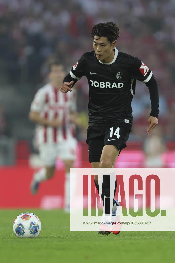 Yuito Suzuki SC Freiburg in action, on the ball, individual action during the Bundesliga match between 1 FC Köln and Sport Club Freiburg, RheinEnergieSTADION on August 31, 2025 in Cologne, Germany Photo by Oliver Kaelke DeFodi Images Yuito Suzuki SC Freiburg controls the ball during the Bundesliga match between 1 FC Köln and Sport Club Freiburg at RheinEnergieSTADION on August 31, 2025 in Köln, Germany Photo by Oliver Kaelke DeFodi Images DFL regulations prohibit any use of photographs as image sequences and or quasi video Photo by Oliver Kaelke DeFodi Images