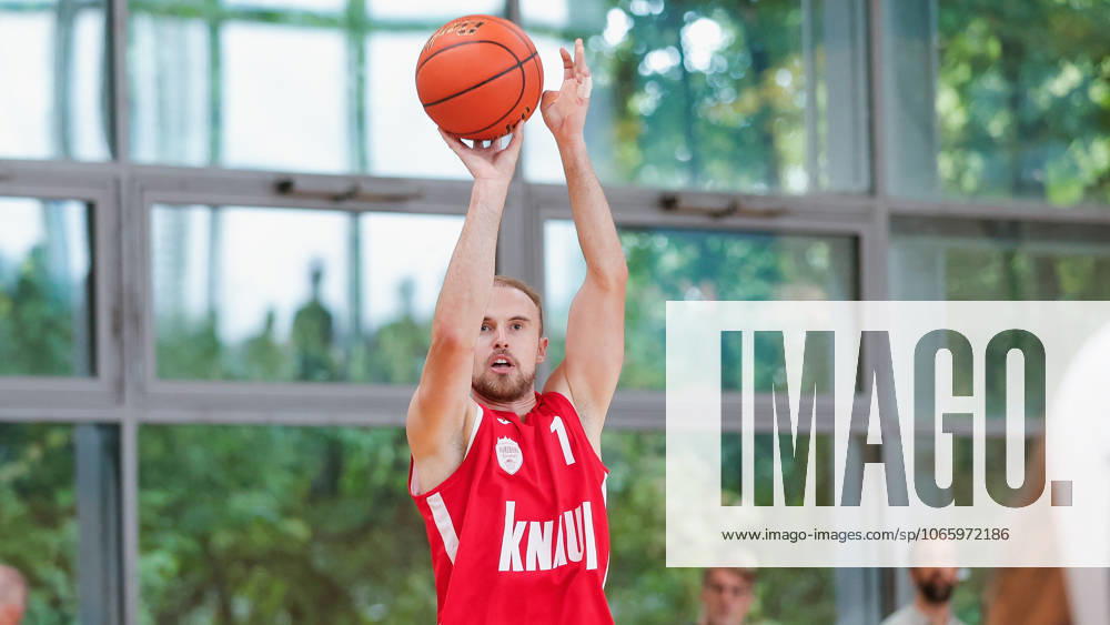 In the picture Lukas Herzog Wuerzburg Baskets, 1 01 09 2025, test match, preparation, MLP Academics Heidelberg Fitness First Baskets Wuerzburg, Germany, Heidelberg, ISSW new,