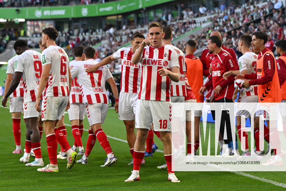 Isak Johannesson 1 FC Koeln celebrates after scoring his teams second goal during the Bundesliga match between VfL Wolfsburg and 1 FC Köln at Volkswagen Arena on September 13, 2025 in Wolfsburg, Germany, Germany Photo by Ralf Treese DeFodi Images Isak Johannesson 1 FC Koeln celebrates after scoring his teams second goal during the Bundesliga match between VfL Wolfsburg and 1 FC Köln at Volkswagen Arena on September 13, 2025 in Wolfsburg, Germany Photo by Ralf Treese DeFodi Images DFL regulations prohibit any use of photographs as image sequences and or quasi video Photo by Ralf Treese DeFodi Images