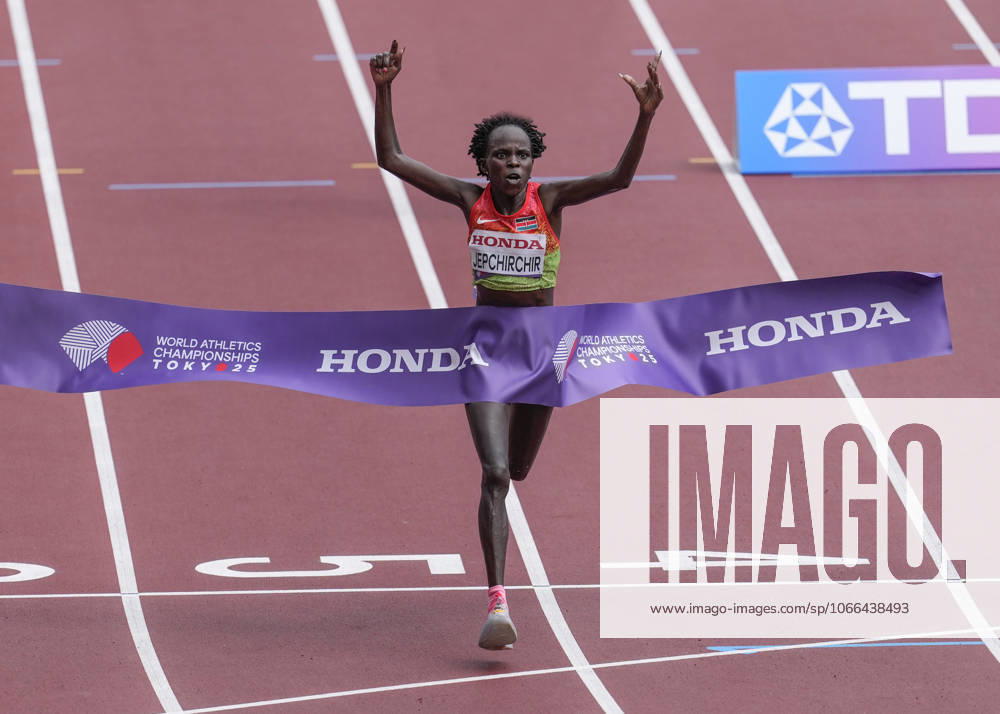 World Athletics Championships Tokyo Day Two Peres Jepchirchir (KEN) wins the Marathon during World Athletics Championships Tokyo Day Two at National Stadium, Tokyo UK Newspapers OUT