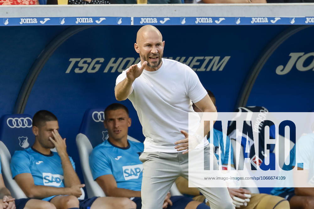 Christian Ilzer TSG Hoffenheim Coach , Germany, Football, 1 Bundesliga, Matchday 4, 2025 2026, TSG Hoffenheim vs FC Bayern Munich, 20 09 2025, PreZero Arena, Sinsheim, Germany Sinsheim PreZero Arena Baden Württemberg Germany