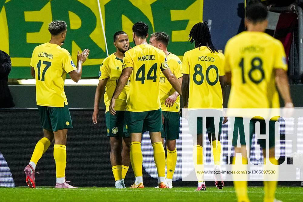 SITTARD - Mohamed Ihattaren of Fortuna Sittard celebrates the 1-0 goal during the Dutch Eredivisie match between Fortuna Sittard and FC Utrecht at the Fortuna Sittard Stadium on September 20, 2025, in Sittard, Netherlands. ANP TOBIAS KLEUVER Eredivisie 2025 26 ANPxSportx IVx 536981135 originalFilename: 536981135