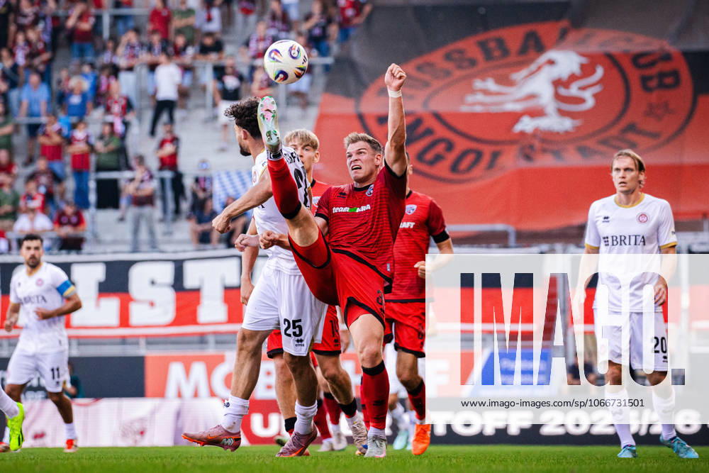 Soccer 3 Liga FC Ingolstadt 04 SV Wehen Wiesbaden 20 09 25, Nikolas Agrafiotis SVWW , Simon Lorenz Ingolstadt ,