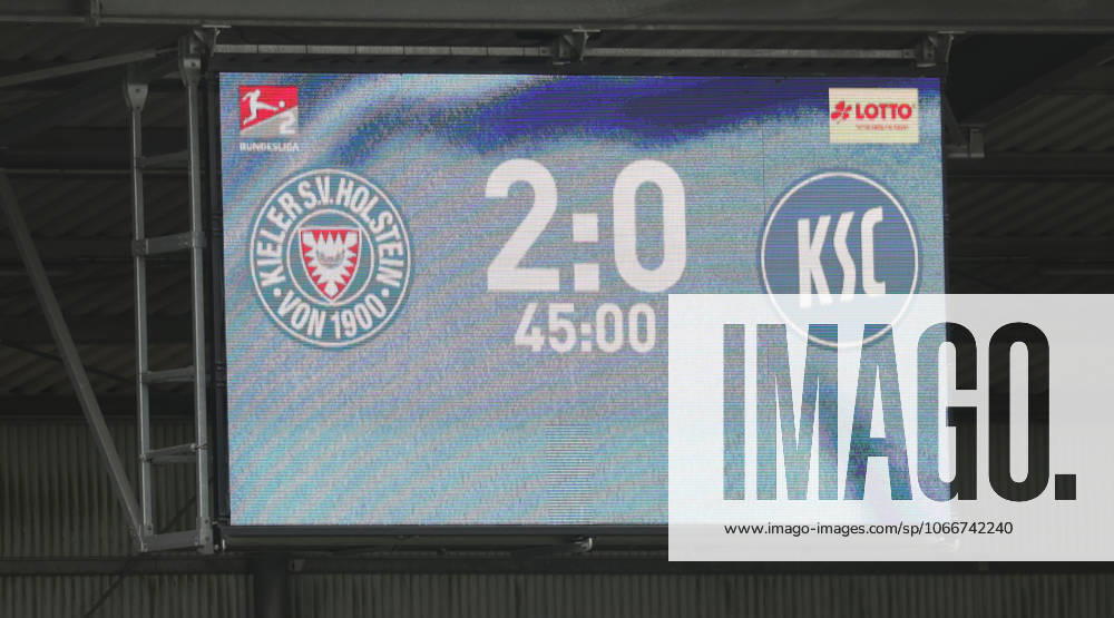 Halftime 2 0 Soccer, Men, Season 2025 2026, 2 BL, Holstein Stadion, Holstein Kiel vs Karlsruher SC, KSC DFL REGULATIONS PROHIBIT ANY USE OF PHOTOGRAPHS AS IMAGE SEQUENCES AND OR QUASI VIDEO