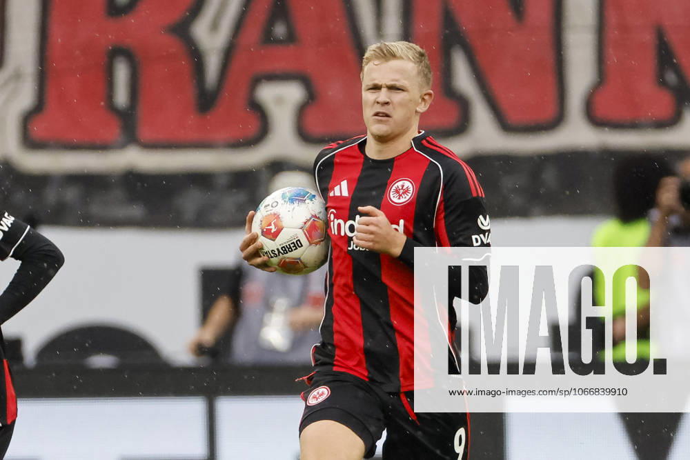 Jonathan Burkardt Eintracht Frankfurt, 09 , Germany, Football, 1 Bundesliga, 4 Matchday, 2025 2026, Eintracht Frankfurt vs 1 FC Union Berlin, 21 09 2025, Deutsche Bank Park, Frankfurt am Main, Germany Frankfurt am Main Deutsche Bank Park Hessen Germany