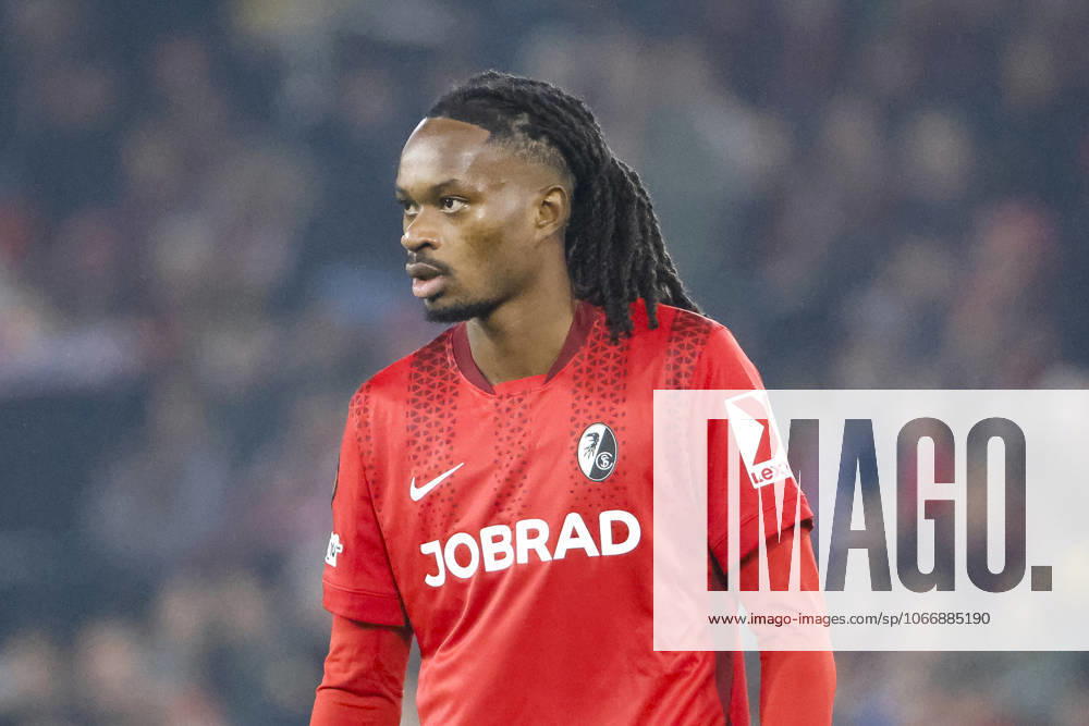 Jordy Makengo SC Freiburg, 33 , Germany, Football, UEFA Europa League, 1 Matchday, 2025 2026, SC Freiburg vs FC Basel, 24 09 2025, Stadion am Wolfswinkel, Freiburg im Breisgau, Germany Freiburg im Breisgau Stadion am Wolfswinkel Baden Württemberg Germany