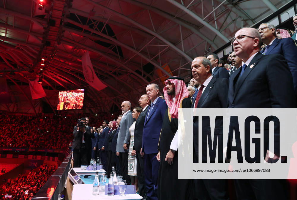 Turkish President Recep Tayyip Erdogan KONYA, TURKIYE - AUGUST 09: Turkish President Recep Tayyip Erdogan attends the opening ceremony of the 5th Islamic Solidarity Games in Konya, Turkiye on August 09, 2022. Konya Turkey. Editorial use only. Please get in touch for any other usage.