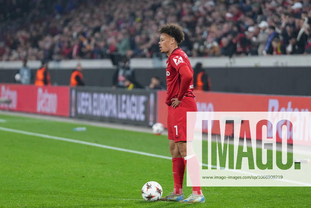 Derry Scherhant SC Freiburg, 07 on the ball , Germany, Football, UEFA Europa League, Matchday 1, League phase, 2025 2026, SC Freiburg vs FC Basel, 24 09 2025, Europa Park Stadion, Freiburg, Germany Freiburg Europa Park Stadion Baden Württemberg Germany