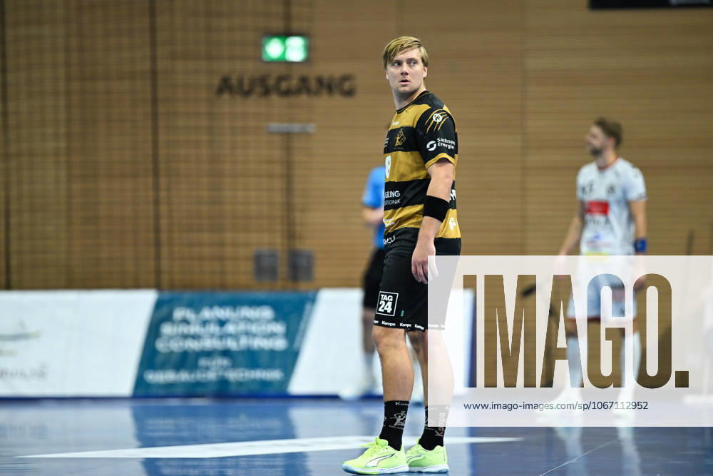 Viktor Petersen Norberg HC Elbflorenz 2006, 8 HC Elbflorenz 2006 vs VfL Luebeck Schwartau, 2 Handball Bundesliga Herren, Spielzeit 2025 2026, 26 09 2025 HC Elbflorenz 2006 vs VfL Luebeck Schwartau, 2 Handball Bundesliga Herren, Spielzeit 2025 2026, 26 09 2025 Dresden
