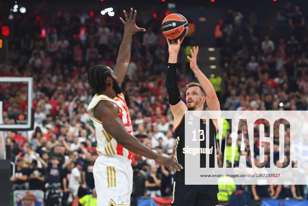 Andreas OBST FCB scores,Action Basketball Euro League,Season 2025 2026, FC Bayern Muenchen Red Star Belgrade 97 88 on 02 10 2025, S A P G A R D EN