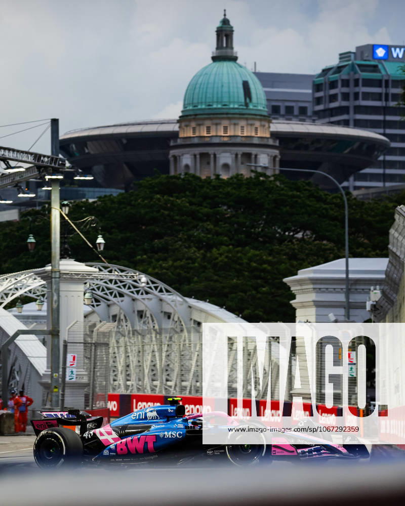F1 - SINGAPORE GRAND PRIX 2025 43 COLAPINTO Franco (arg), Alpine F1 Team A525, action during the 2025 Formula 1 Singapore Grand Prix, 18th round of the 2025 FIA Formula One World Championship, WM, Weltmeisterschaft from October 3 to 5, 2025 on the Marina Bay Street Circuit, in Singapore - SingaporeSingapore