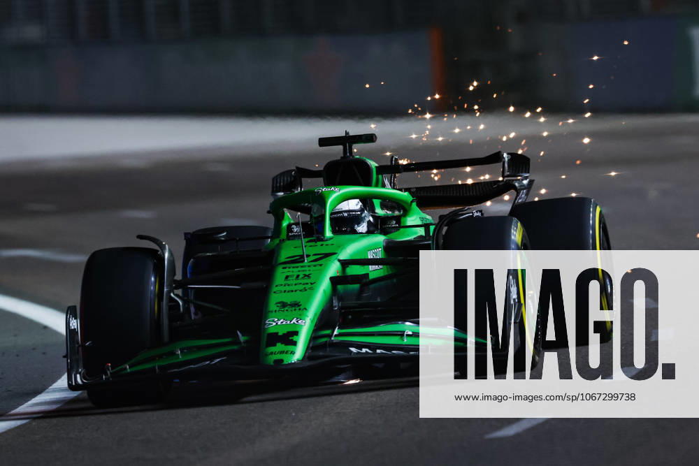 F1 - SINGAPORE GRAND PRIX 2025 27 HULKENBERG Nico (ger), Stake F1 Team Kick C45, action during the 2025 Formula 1 Singapore Grand Prix, 18th round of the 2025 FIA Formula One World Championship, WM, Weltmeisterschaft from October 3 to 5, 2025 on the Marina Bay Street Circuit, in Singapore - SingaporeSingapore