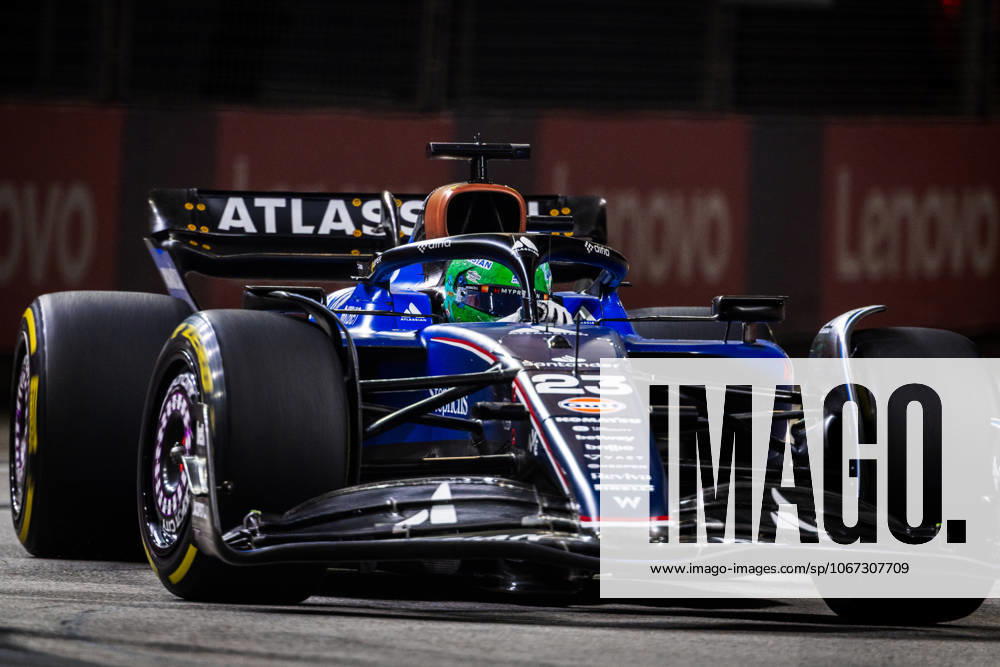 Marina Bay Street Circuit, Singapore, Singapore. 3.October.2025; Alexander Albon of Thailand and Williams Racing during Free Practice 2 Formula One Singapore Grand Prix aflo_305775291